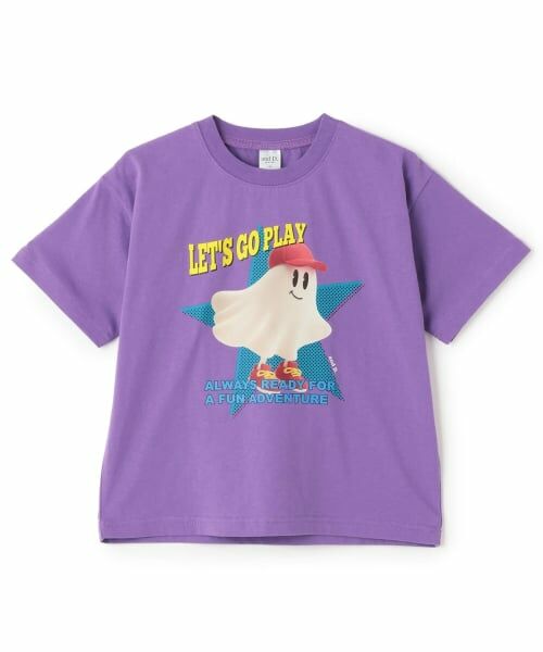 and D.petitmain / アンドディー. プティマイン Tシャツ | アソートSOFVIプリント半袖Tシャツ（ラベンダー）