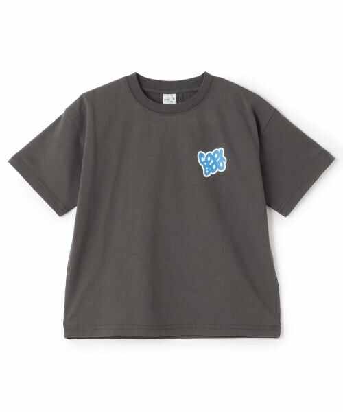 and D.petitmain / アンドディー. プティマイン Tシャツ | アソートSOFVIプリント半袖Tシャツ（チャコール）