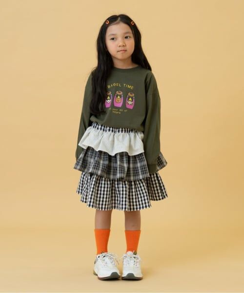 and D.petitmain / アンドディー. プティマイン ミニ・ひざ丈スカート | ペプラムフリルインパン付きスカート | 詳細1