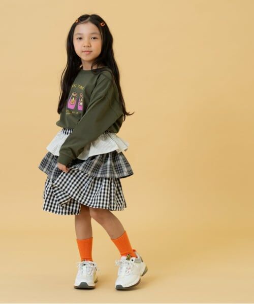 and D.petitmain / アンドディー. プティマイン ミニ・ひざ丈スカート | ペプラムフリルインパン付きスカート | 詳細2