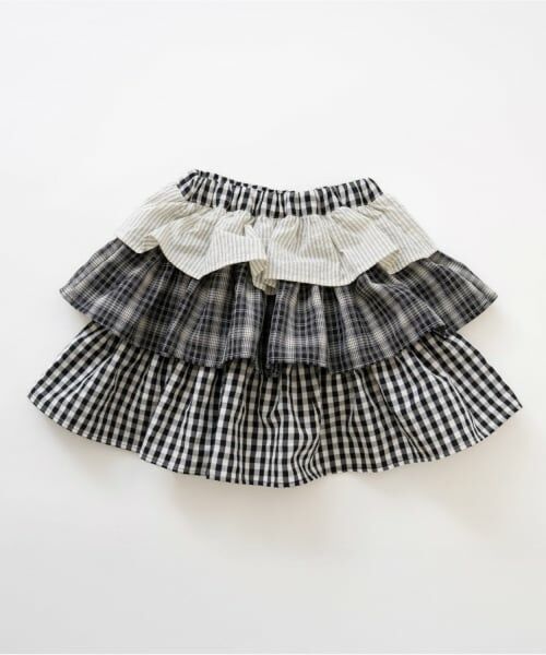 and D.petitmain / アンドディー. プティマイン ミニ・ひざ丈スカート | ペプラムフリルインパン付きスカート | 詳細5
