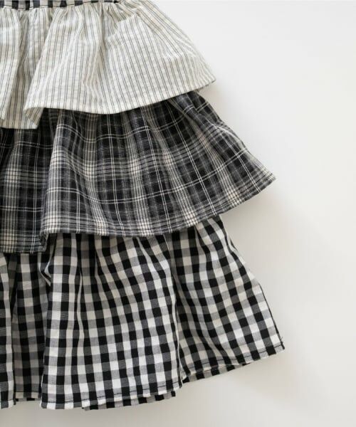 and D.petitmain / アンドディー. プティマイン ミニ・ひざ丈スカート | ペプラムフリルインパン付きスカート | 詳細6