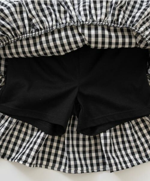 and D.petitmain / アンドディー. プティマイン ミニ・ひざ丈スカート | ペプラムフリルインパン付きスカート | 詳細7