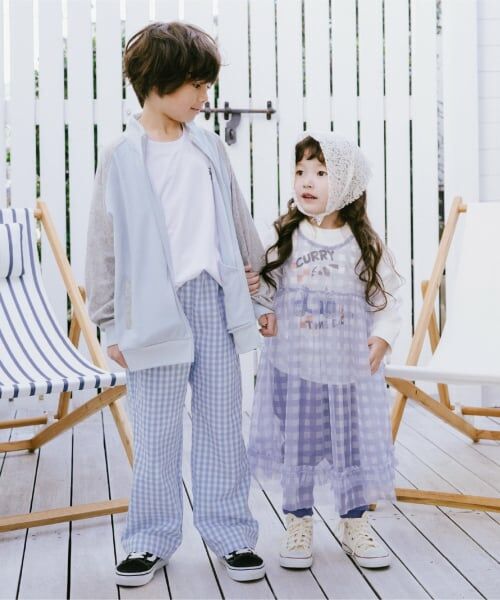 and D.petitmain / アンドディー. プティマイン ミニ丈・ひざ丈ワンピース | シフォンチェックワンピース | 詳細9