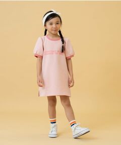 and D.petitmain / アンドディー. プティマイン ミニ丈・ひざ丈ワンピース | 鹿の子リンガーワンピース