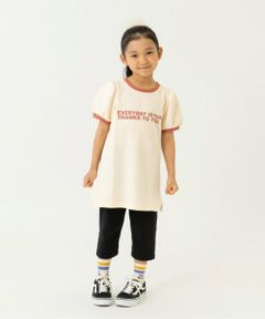 and D.petitmain / アンドディー. プティマイン ミニ丈・ひざ丈ワンピース | 鹿の子リンガーワンピース