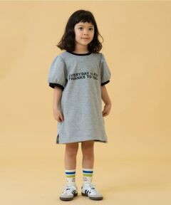 鹿の子リンガーワンピース