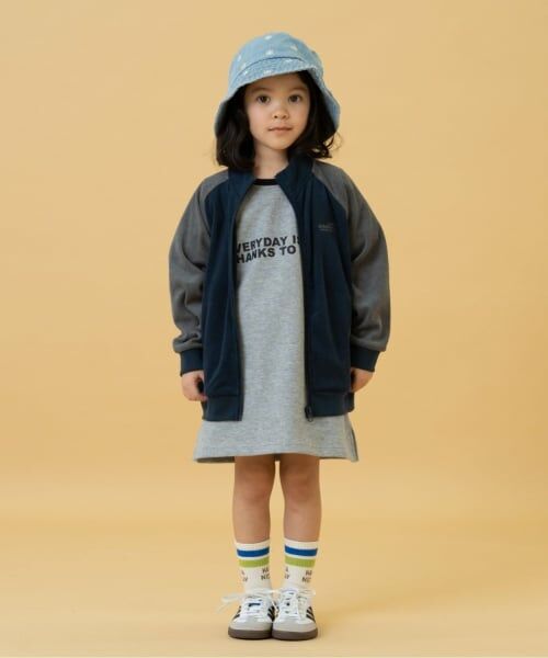 and D.petitmain / アンドディー. プティマイン ミニ丈・ひざ丈ワンピース | 鹿の子リンガーワンピース | 詳細8