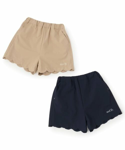and D.petitmain / アンドディー. プティマイン ショート・ハーフ・半端丈パンツ | 【水陸両用】スソスカラップショートパンツ | 詳細16