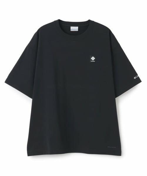 and D.petitmain / アンドディー. プティマイン Tシャツ | 【親子リンク】【Columibia】Dadスタックブルックグラフィック S/S T（黒）