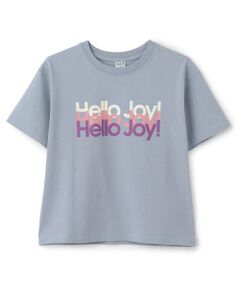 and D.petitmain / アンドディー. プティマイン Tシャツ | USED風加工ロゴ半袖T