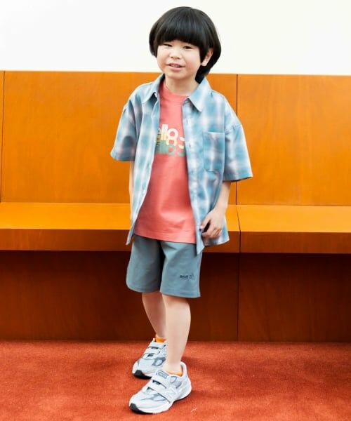 and D.petitmain / アンドディー. プティマイン Tシャツ | 【親子リンク】USED風加工ロゴ半袖T | 詳細10