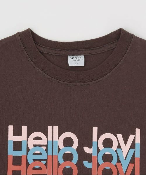 and D.petitmain / アンドディー. プティマイン Tシャツ | USED風加工ロゴ半袖T | 詳細3