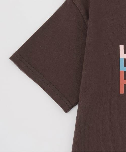 and D.petitmain / アンドディー. プティマイン Tシャツ | USED風加工ロゴ半袖T | 詳細4