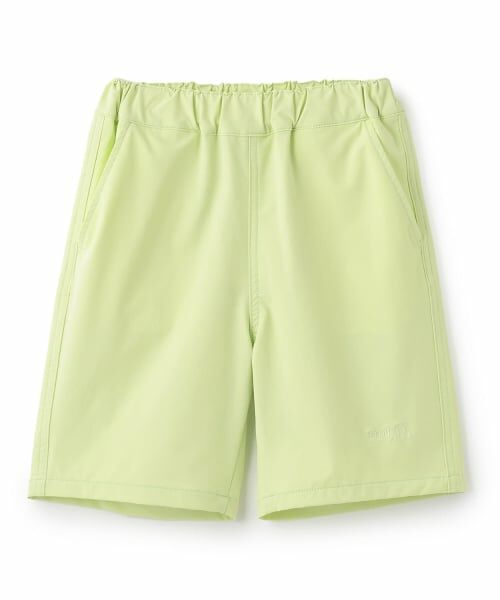 and D.petitmain / アンドディー. プティマイン ショート・ハーフ・半端丈パンツ | 【水陸両用】どこでもカラフルショートパンツ（ライム）
