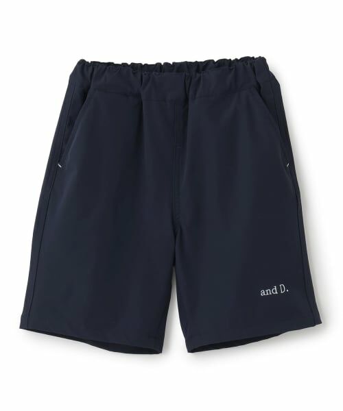and D.petitmain / アンドディー. プティマイン ショート・ハーフ・半端丈パンツ | 【水陸両用】どこでもカラフルショートパンツ（紺）