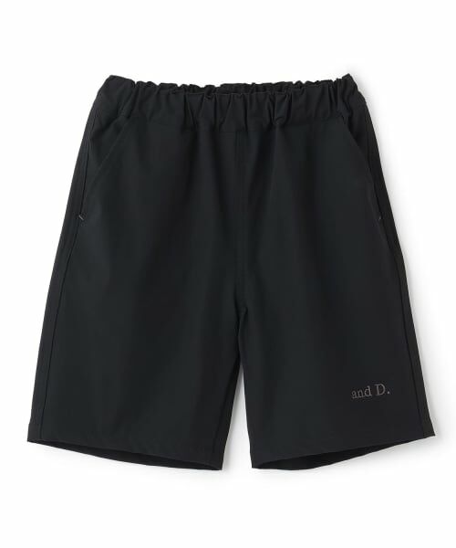and D.petitmain / アンドディー. プティマイン ショート・ハーフ・半端丈パンツ | 【水陸両用】どこでもカラフルショートパンツ（黒）