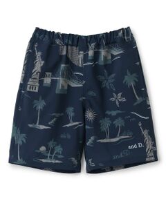 and D.petitmain / アンドディー. プティマイン ショート・ハーフ・半端丈パンツ | 【水陸両用】【SETUP可】総ガラショートパンツ