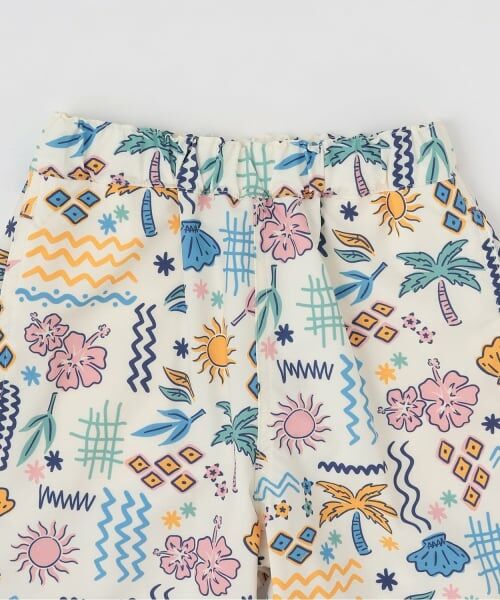 and D.petitmain / アンドディー. プティマイン ショート・ハーフ・半端丈パンツ | 【水陸両用】【SETUP可】総ガラショートパンツ | 詳細2