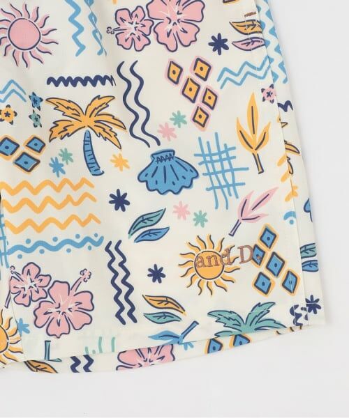 and D.petitmain / アンドディー. プティマイン ショート・ハーフ・半端丈パンツ | 【水陸両用】【SETUP可】総ガラショートパンツ | 詳細4