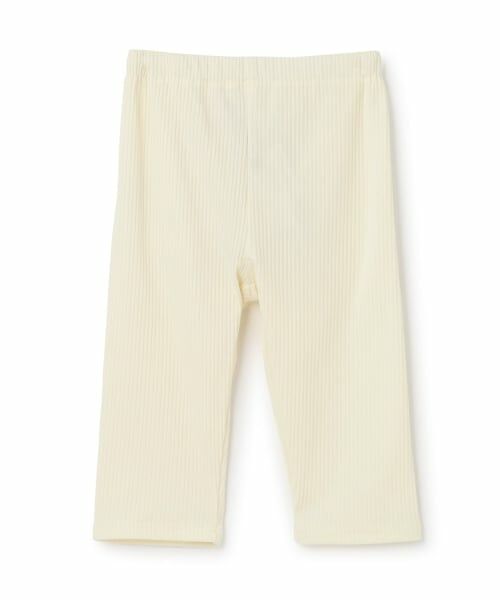 and D.petitmain / アンドディー. プティマイン レギンス・スパッツ | 【365D】防汚加工リブレギンス6ブ（アイボリー）