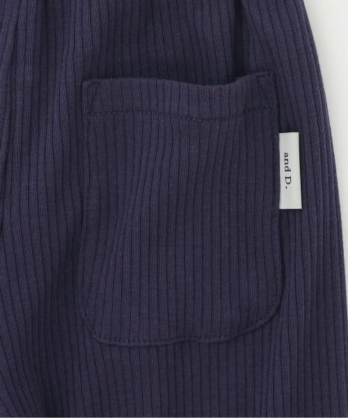 and D.petitmain / アンドディー. プティマイン レギンス・スパッツ | 【365D】防汚加工リブレギンス6ブ | 詳細4