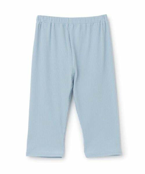 and D.petitmain / アンドディー. プティマイン レギンス・スパッツ | 【365D】防汚加工リブレギンス6ブ（サックス）