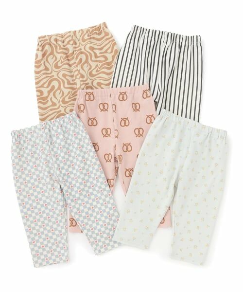 and D.petitmain / アンドディー. プティマイン レギンス・スパッツ | 【365D】防汚加工フライス柄レギンス6ブ | 詳細8