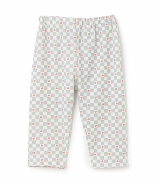 and D.petitmain / アンドディー. プティマイン レギンス・スパッツ | 【365D】防汚加工フライス柄レギンス6ブ（オフ ホワイト）