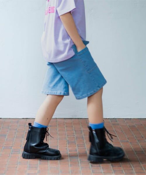 and D.petitmain / アンドディー. プティマイン ショート・ハーフ・半端丈パンツ | カーゴハーフパンツ | 詳細11