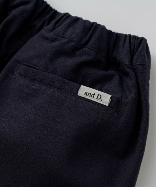 and D.petitmain / アンドディー. プティマイン ショート・ハーフ・半端丈パンツ | タック入り８分丈クロップドパンツ | 詳細13