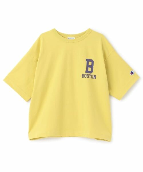 and D.petitmain / アンドディー. プティマイン Tシャツ | 【Champion】バックBロゴ半袖T（黄）