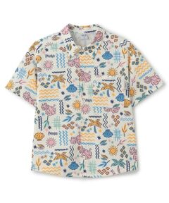 and D.petitmain / アンドディー. プティマイン シャツ・ブラウス | 【水陸両用】【SETUP可】総ガラ半袖シャツ