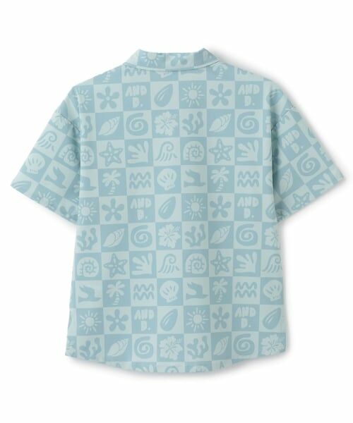 and D.petitmain / アンドディー. プティマイン シャツ・ブラウス | 【水陸両用】【SETUP可】総ガラ半袖シャツ | 詳細1