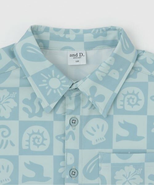 and D.petitmain / アンドディー. プティマイン シャツ・ブラウス | 【水陸両用】【SETUP可】総ガラ半袖シャツ | 詳細2