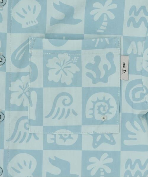 and D.petitmain / アンドディー. プティマイン シャツ・ブラウス | 【水陸両用】【SETUP可】総ガラ半袖シャツ | 詳細3