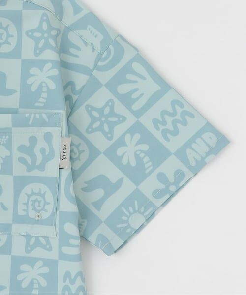 and D.petitmain / アンドディー. プティマイン シャツ・ブラウス | 【水陸両用】【SETUP可】総ガラ半袖シャツ | 詳細4