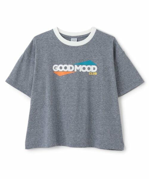 and D.petitmain / アンドディー. プティマイン Tシャツ | TCR/ビックシルエットリンガー半袖T（ブルー）