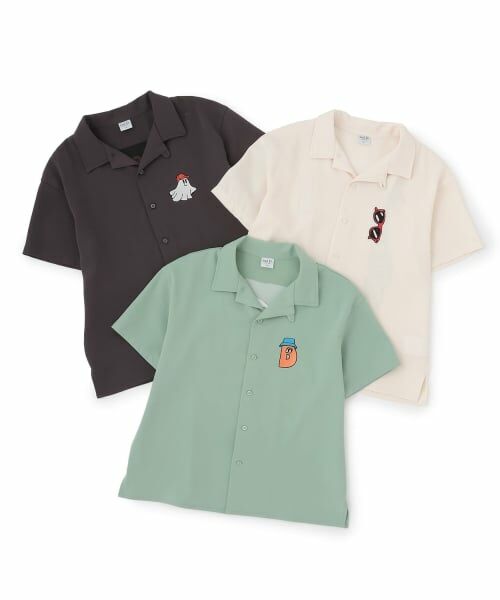 and D.petitmain / アンドディー. プティマイン シャツ・ブラウス | アソートスーベニア開襟シャツ | 詳細12