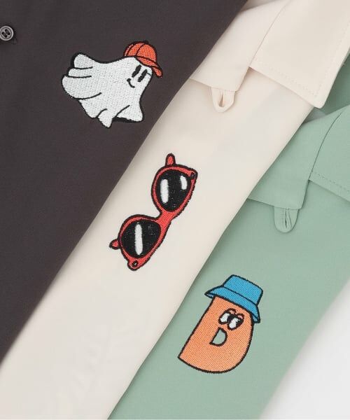 and D.petitmain / アンドディー. プティマイン シャツ・ブラウス | アソートスーベニア開襟シャツ | 詳細4