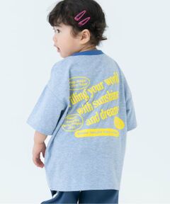 and D.petitmain / アンドディー. プティマイン Tシャツ | アソート発砲プリントリンガーワイド半袖T