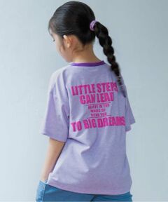 and D.petitmain / アンドディー. プティマイン Tシャツ | アソート発砲プリントリンガーワイド半袖T