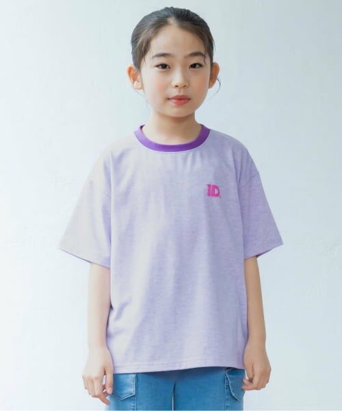 and D.petitmain / アンドディー. プティマイン Tシャツ | アソート発砲プリントリンガーワイド半袖T | 詳細4