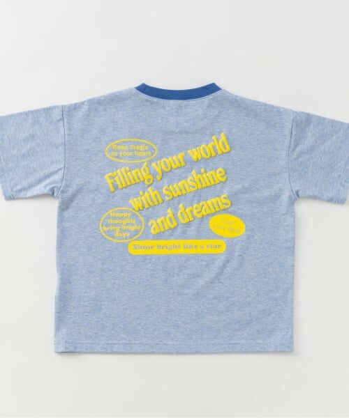 and D.petitmain / アンドディー. プティマイン Tシャツ | アソート発砲プリントリンガーワイド半袖T | 詳細8