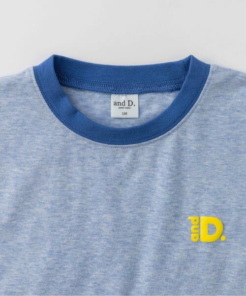 and D.petitmain / アンドディー. プティマイン Tシャツ | アソート発砲プリントリンガーワイド半袖T | 詳細9