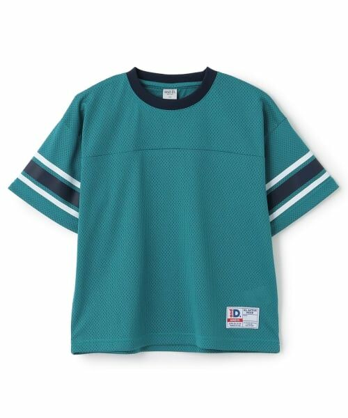 and D.petitmain / アンドディー. プティマイン Tシャツ | メッシュワイドT（ライト グリーン）