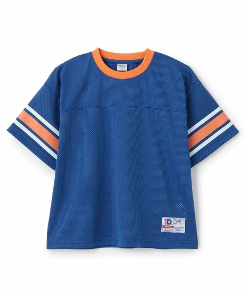 and D.petitmain / アンドディー. プティマイン Tシャツ | メッシュワイドT（ブルー）