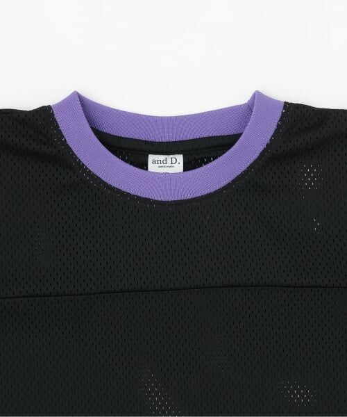 and D.petitmain / アンドディー. プティマイン Tシャツ | メッシュワイドT | 詳細2