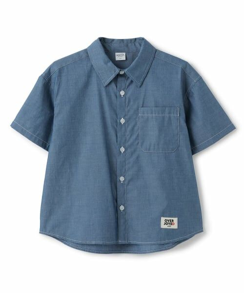 and D.petitmain / アンドディー. プティマイン シャツ・ブラウス | アソート半袖ワイドシャツ（紺）