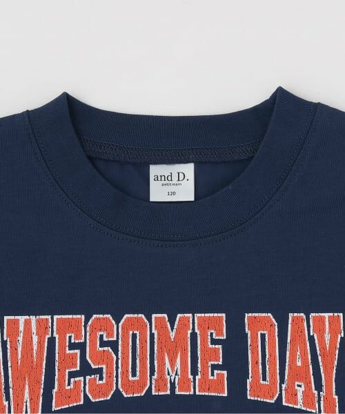 and D.petitmain / アンドディー. プティマイン Tシャツ | 【遮熱天竺】アソートカレッジロゴ半袖T | 詳細2